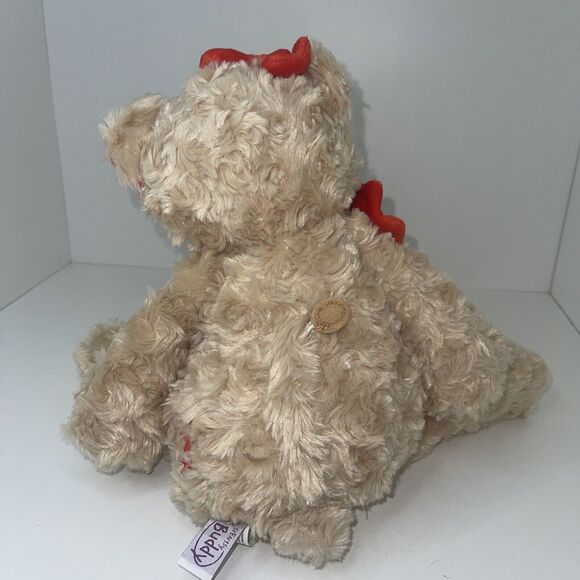 SCENTSY BUDDY, Poppy The Bear Holding Poppy Flower Bow Newborn Nursery Scent - Picture 6 of 9